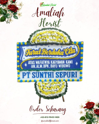 Papan Bunga Duka di Tlogo